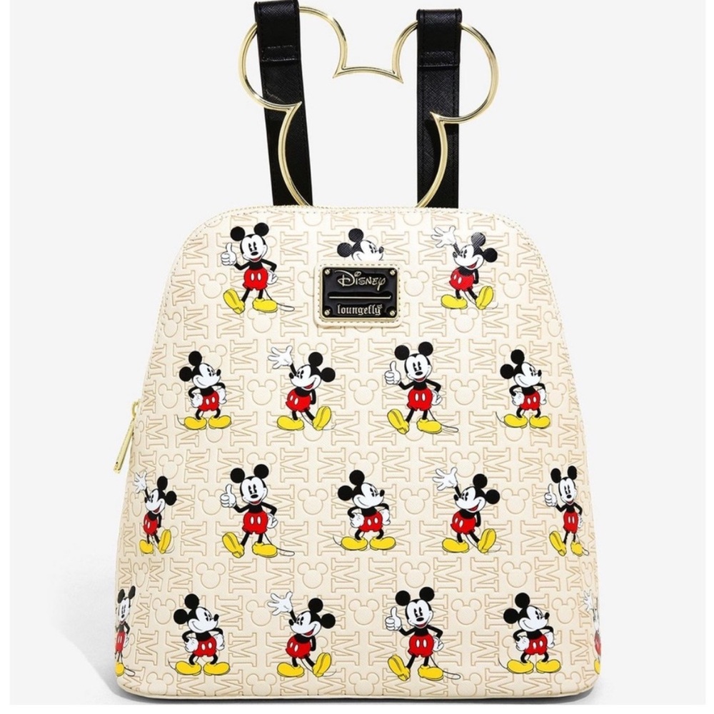 Loungefly Disney Mickey Mouse Patterned Backpack - image 1